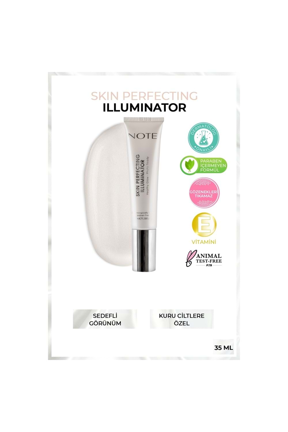 Note Skin Perfecting Illuminator Aydınlatıcı Makyaj Bazı