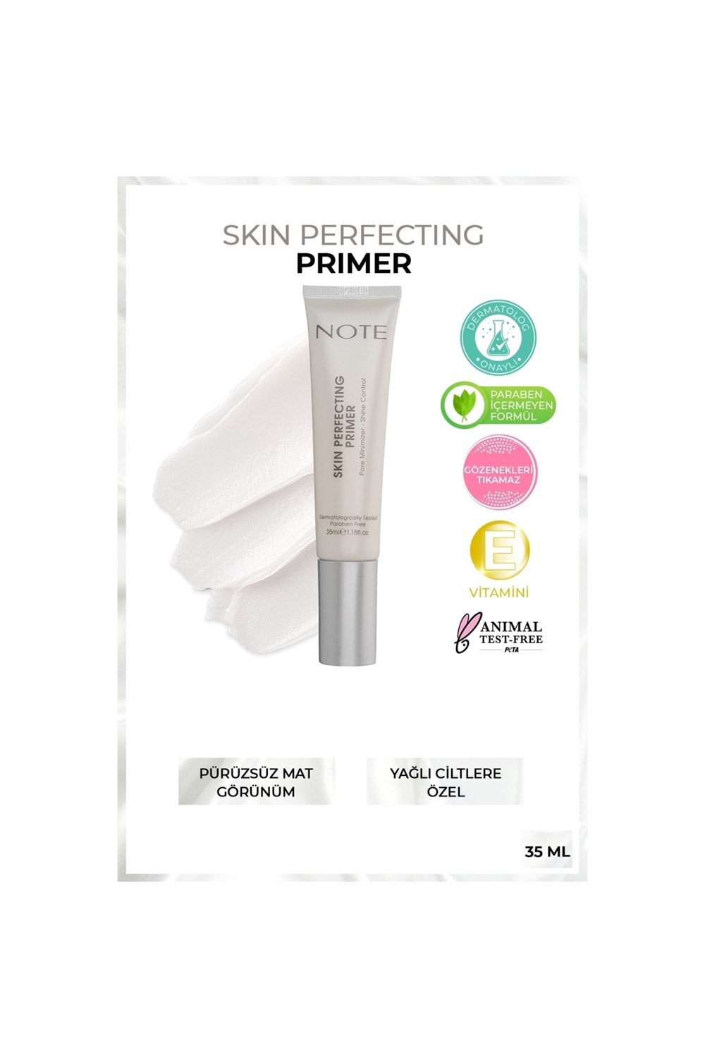 Note Skin Perfecting Primer Matlaştırıcı Makyaj Bazı