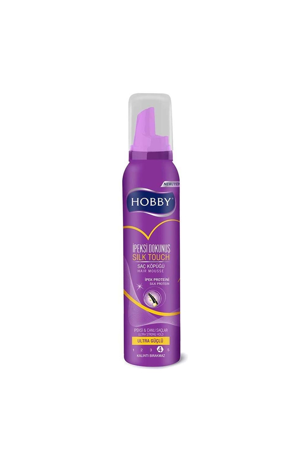 Hobby İpeksi Dokunuş Ultra Güçlü Saç Köpüğü 150ml