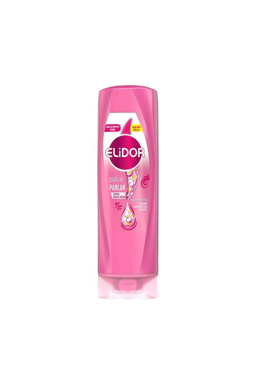 Elidor Superblend Serum Saç Bakım Kremi Güçlü ve Parlak E Vitamini Makademya Yağı & Keratin 350 ml