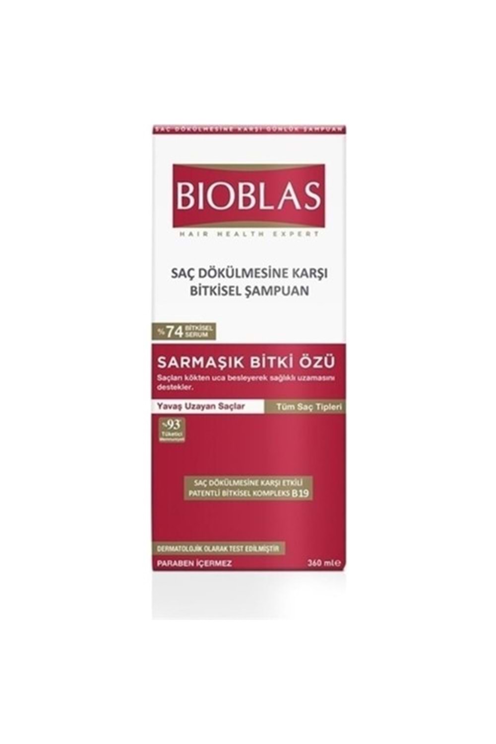 Bioblas Sağlık Uzama Şampuanı 360ml Sarmaşık Bitki Özlü