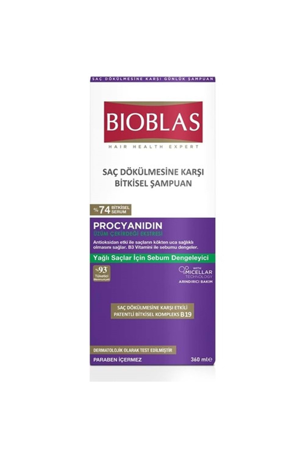 Bioblas Şampuan Yağlı Şaçlar İçin 400 Ml