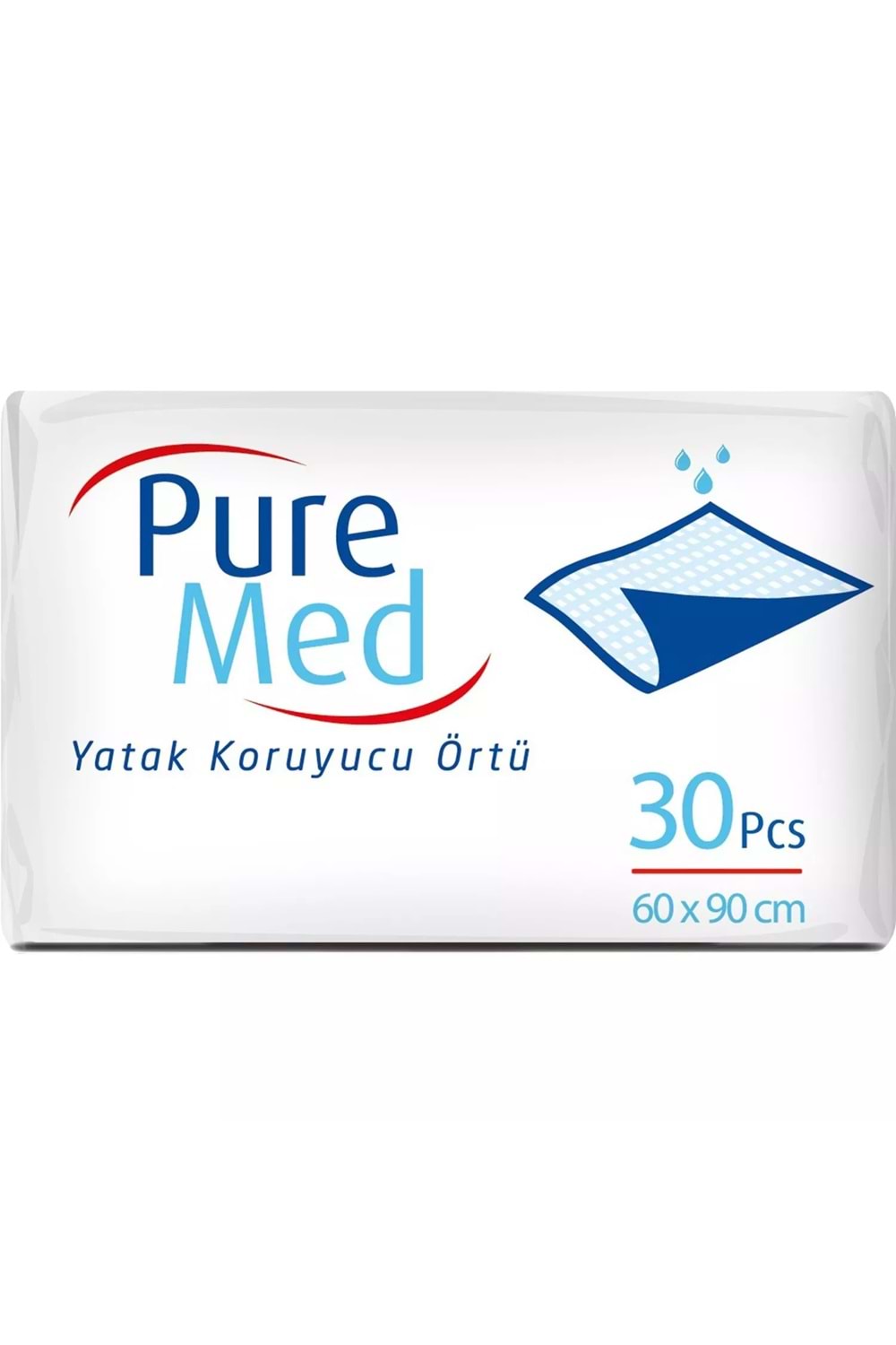 Puremed Hasta Yatak Koruyucu 60*90Cm 30 Adet Tekli Pk