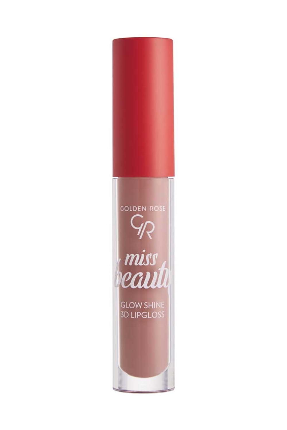 Golden Rose Miss Beauty Glow Shine 3D Lipgloss-01 Nude Chic-Yoğun Dudak Parlatıcısı