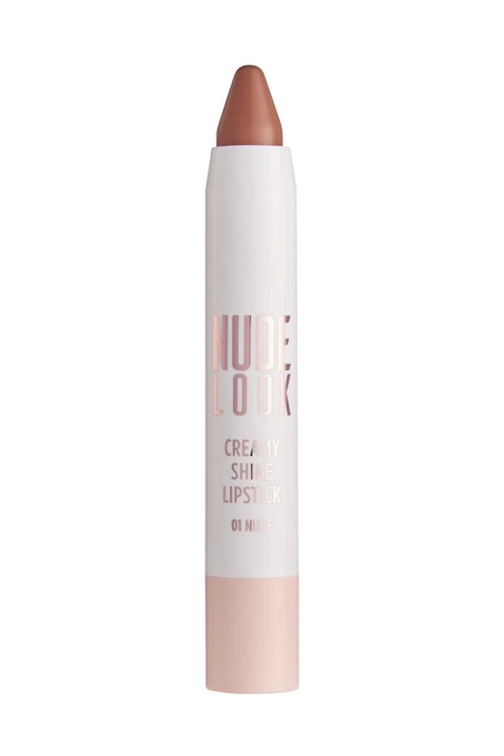 Golden Rose Nude Look Creamy Shine Lipstick-01 Nude-Kalem Ruj
