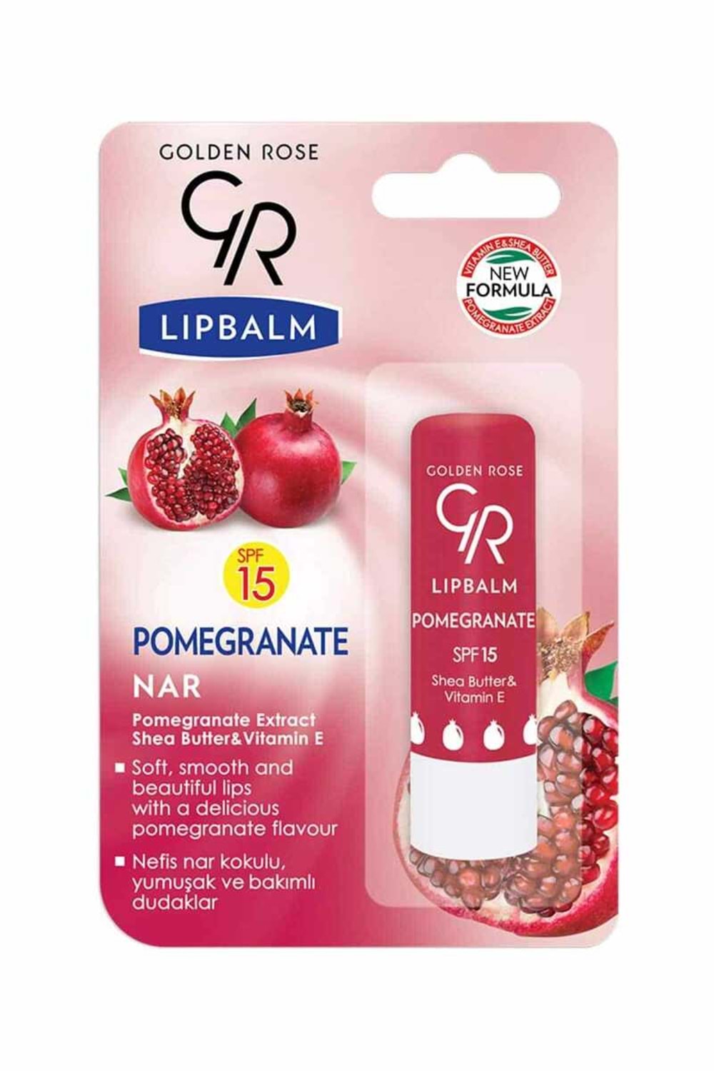 Golden Rose Lip Balm Pomegranate