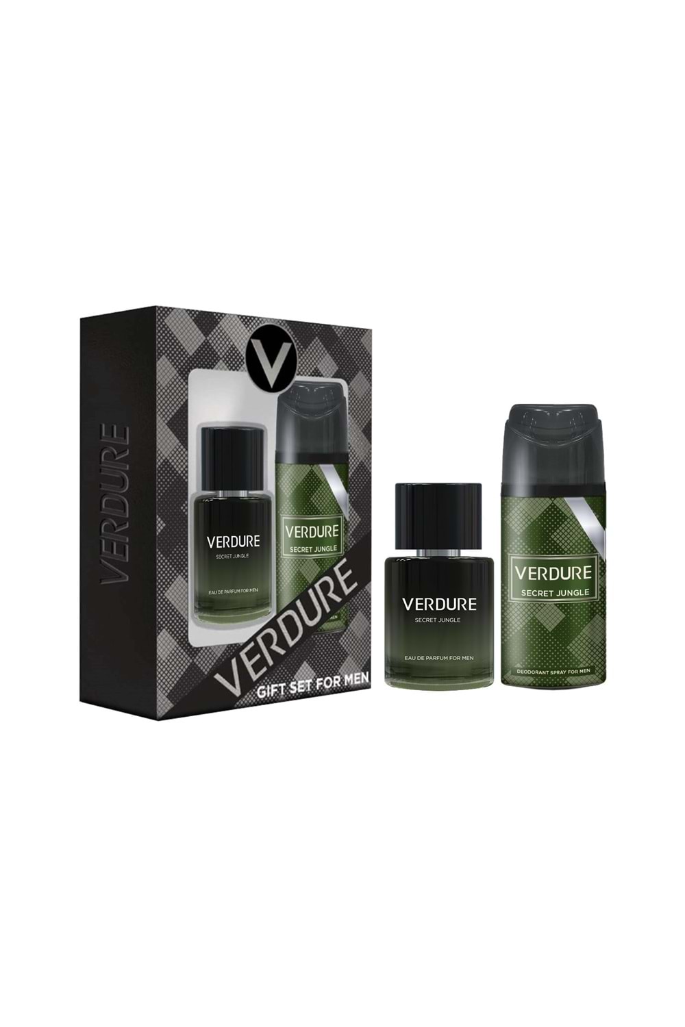 Verdure Secret Jungle Erkek Parfüm + Deodorant 2'li Set