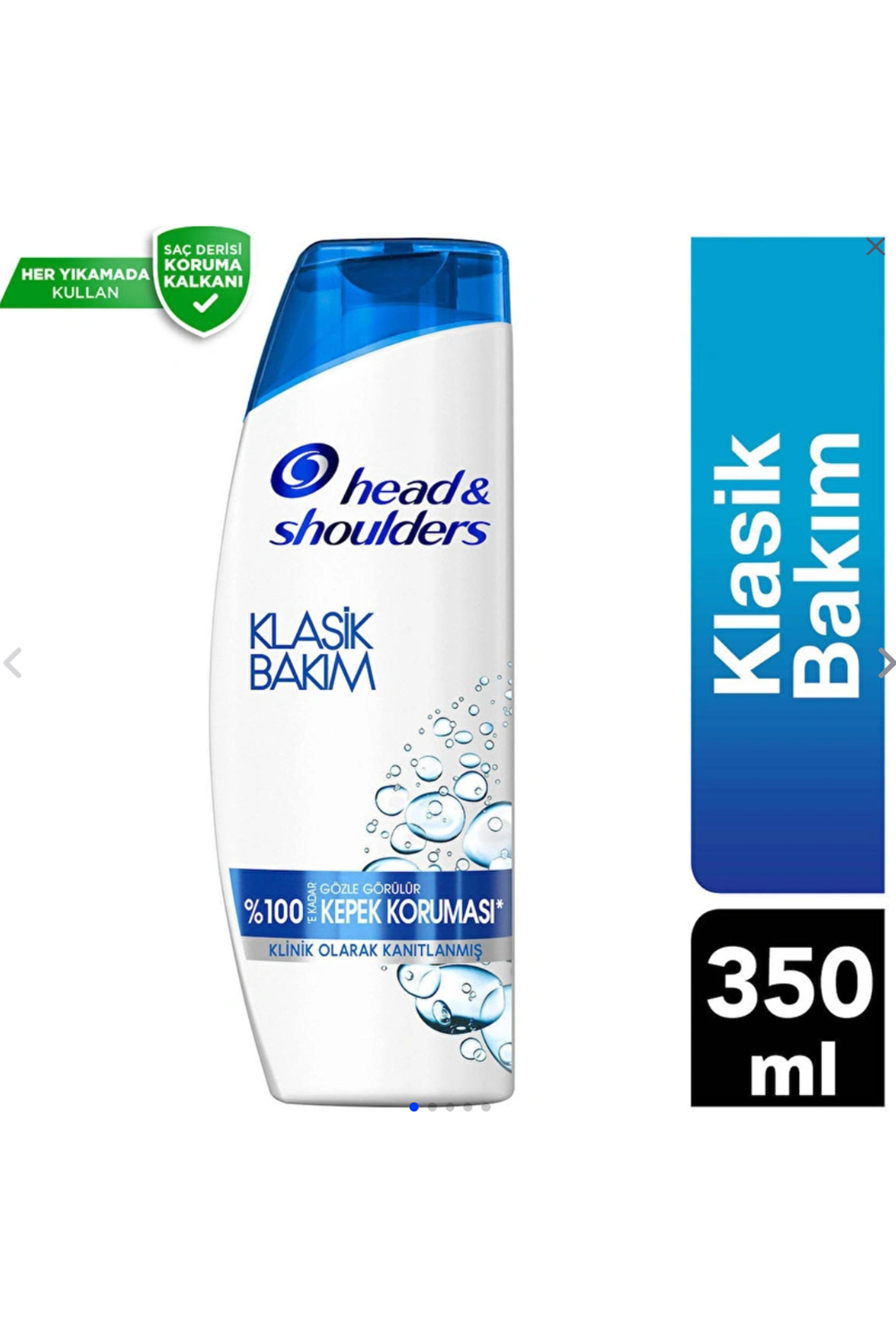 Head & Shoulders Klasik Bakım Kepeğe Karşı Etkili Şampuan 350 ml