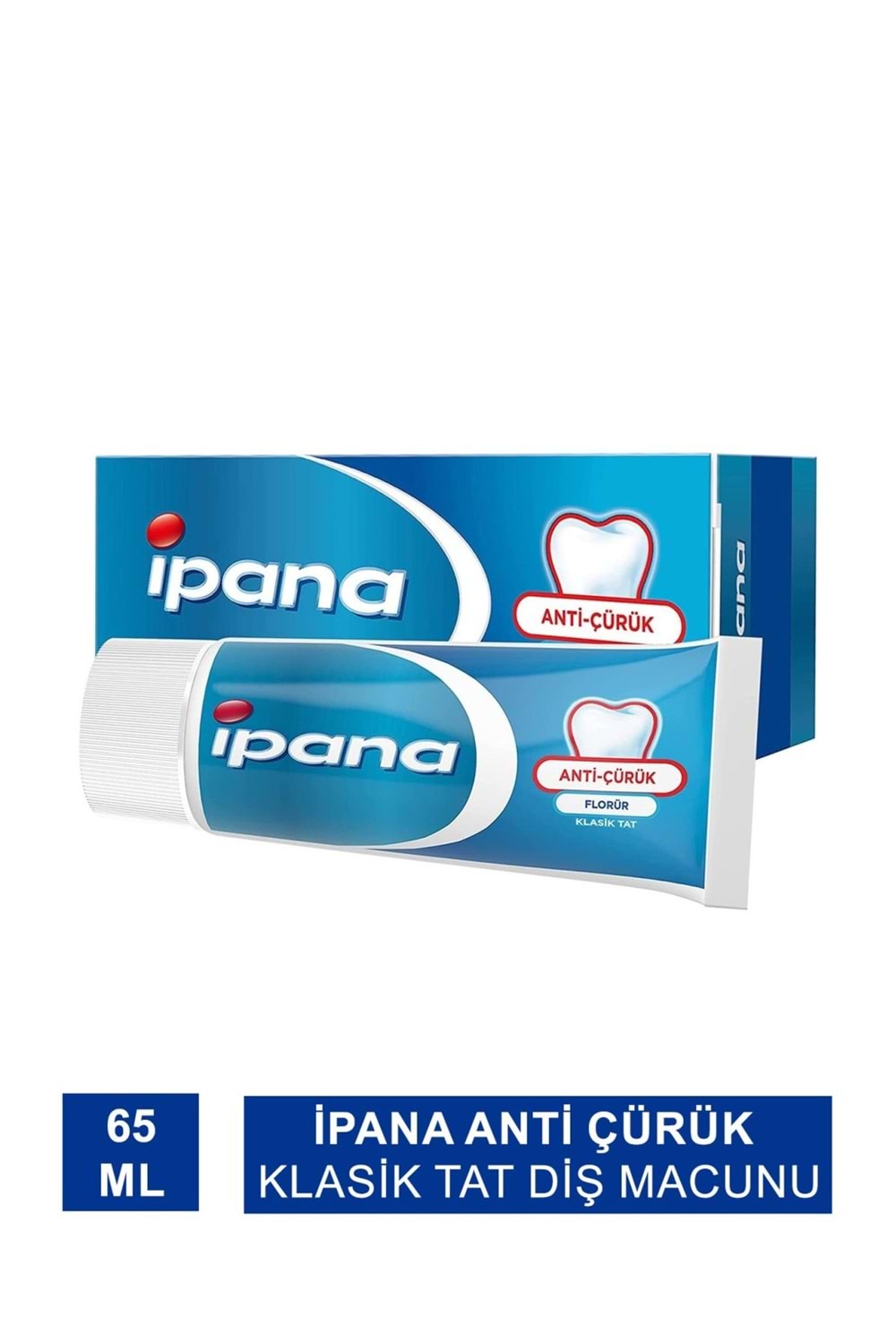 İpana Anti Çürük Klasik Tat Diş Macunu 65 ml