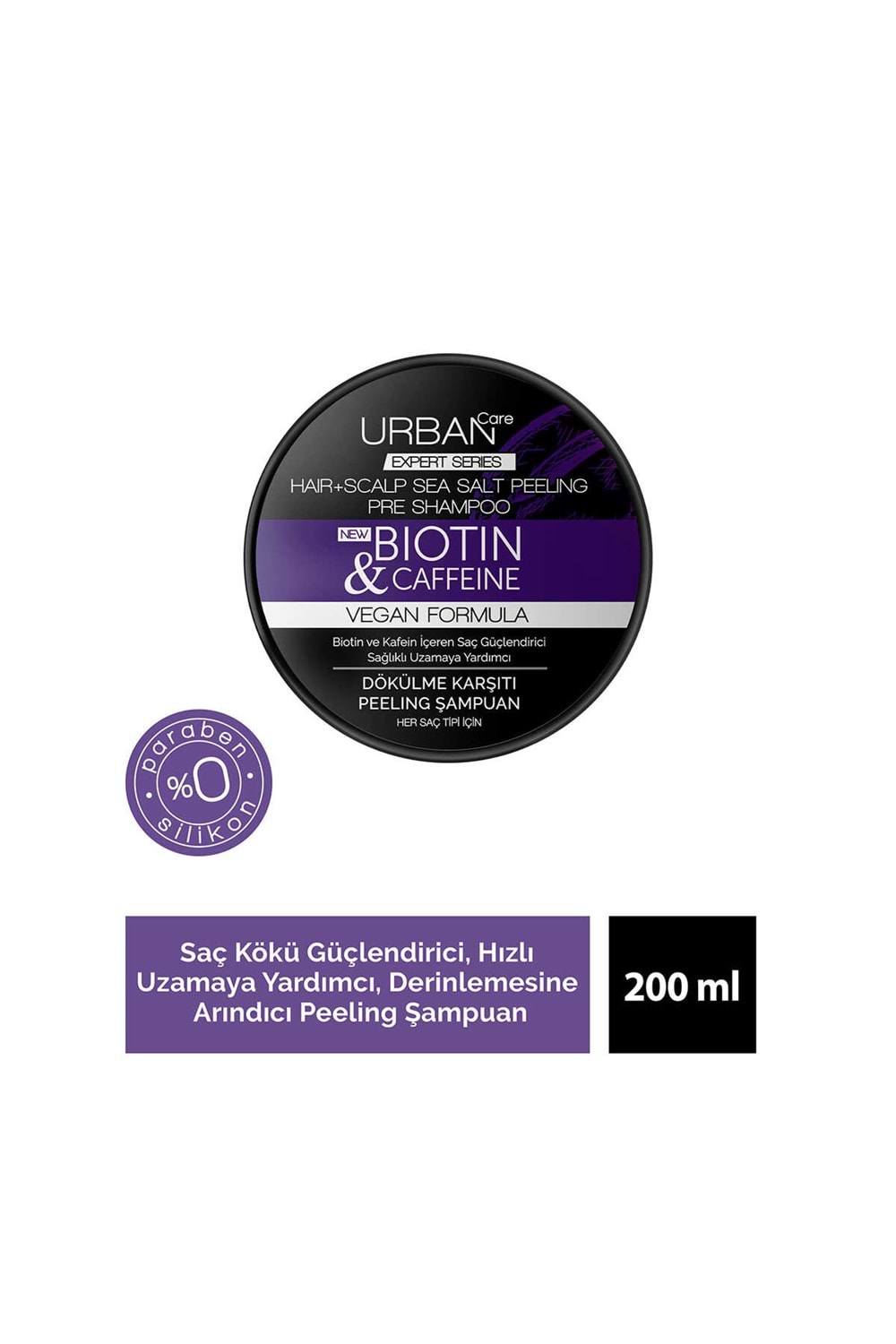 Urban Care Expert Series Biotin & Caffeine Peeling Şampuan