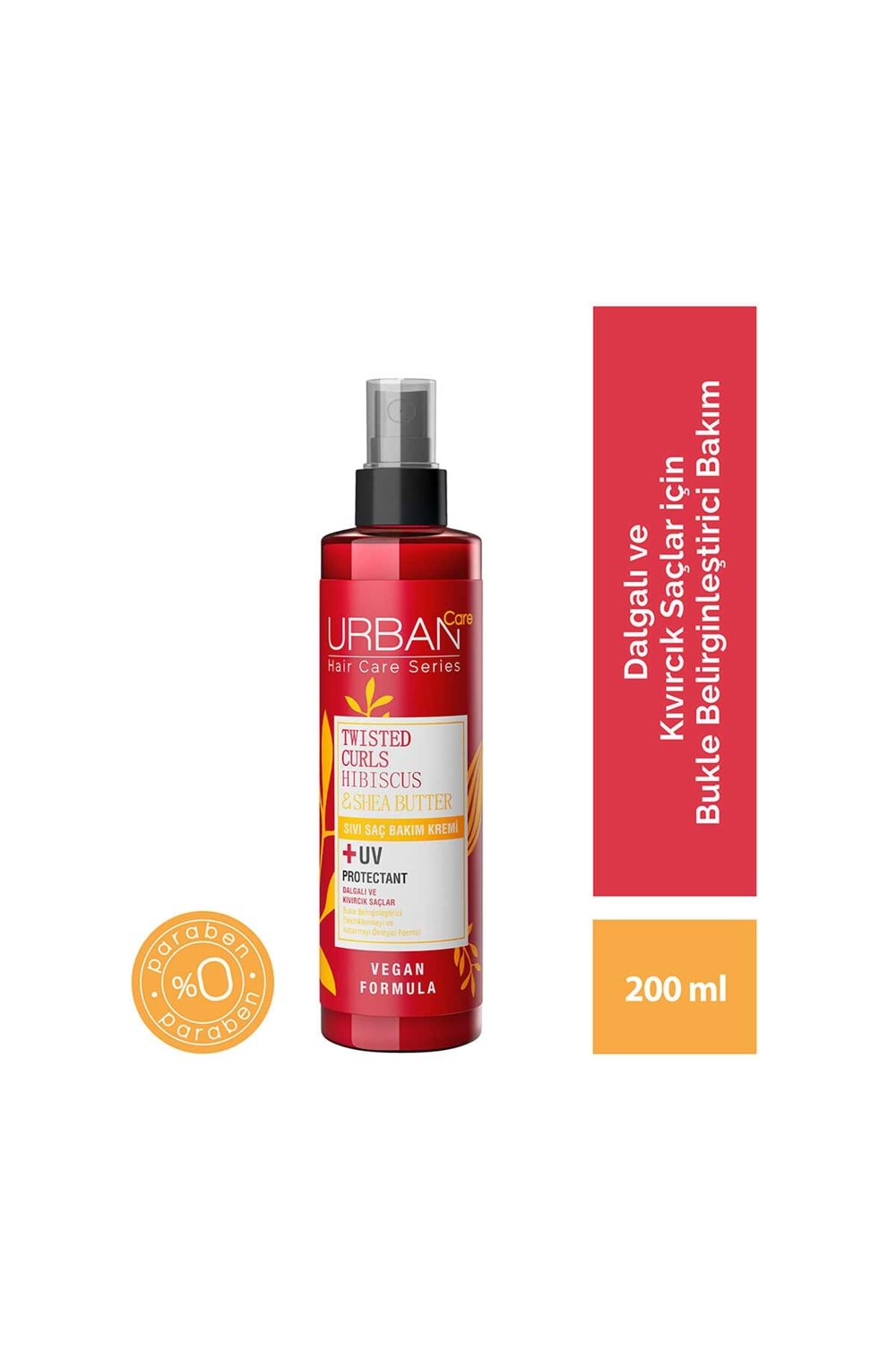 Urban Care Twisted Curls Hibiscus & Shea Butter Sıvı Saç Bakım Kremi