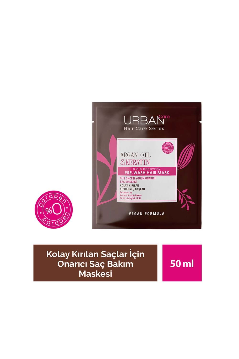 Urban Care Argan Oil & Keratin Duş Öncesi Saç Bakım Maskesi