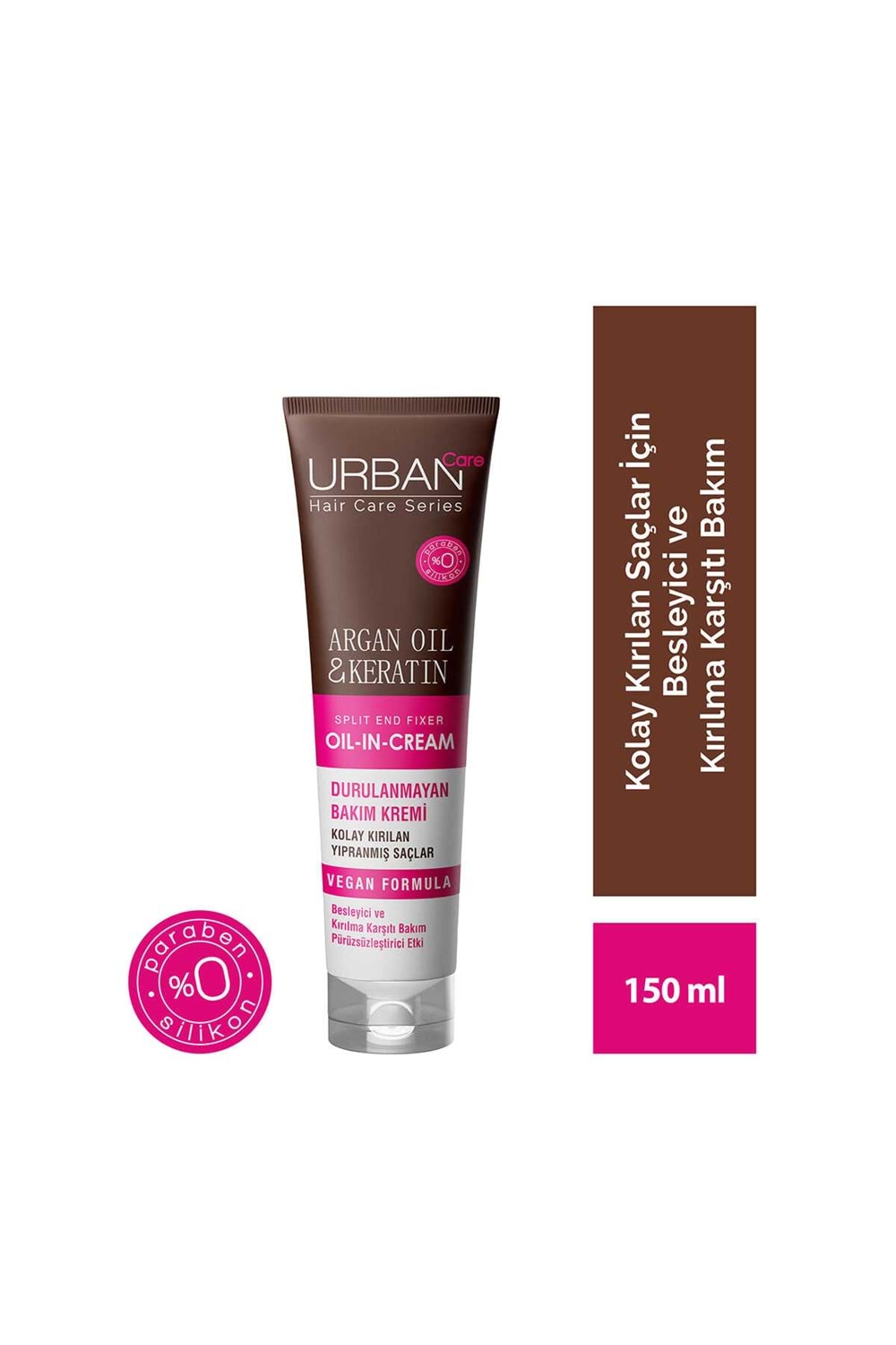 Urban Care Argan Oil & Keratin Durulanmayan Bakım Kremi