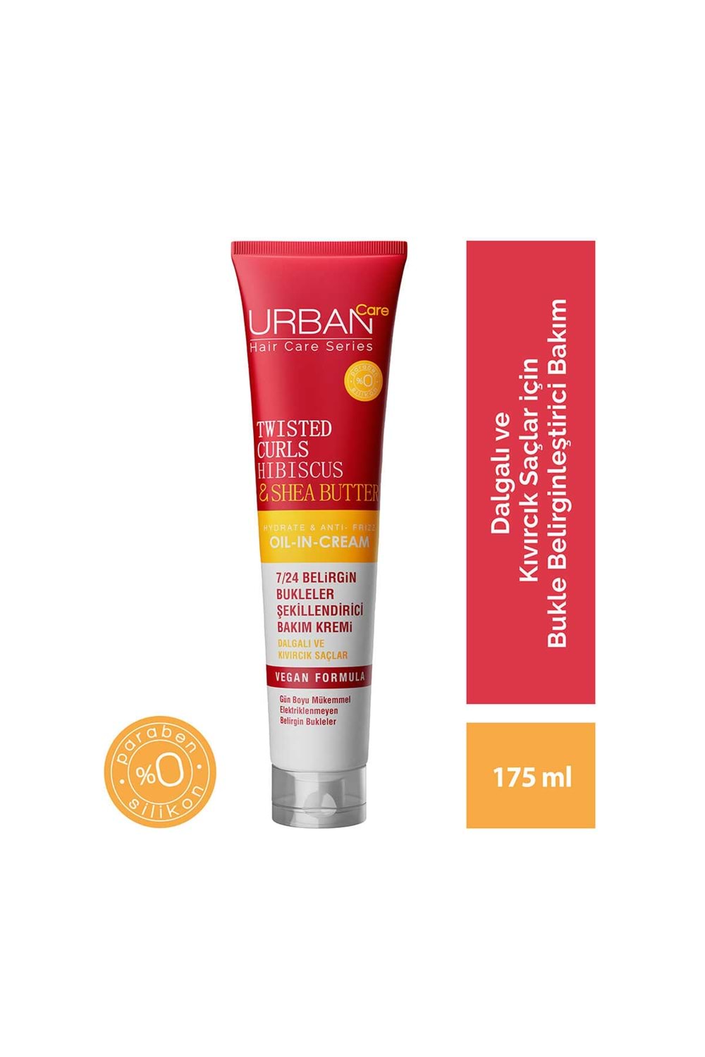 Urban Care Twisted Curls Hibiscus & Shea Butter Durulanmayan Bakım Kremi