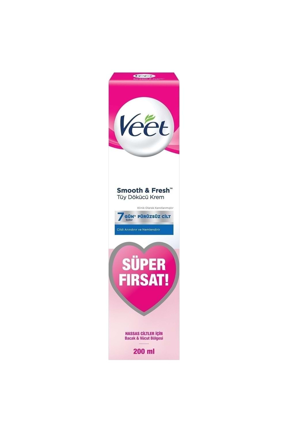 Veet Tüy Dökücü Krem 200 ml Hassas Ciltler Için Bacak ve Vücut Bölgesi