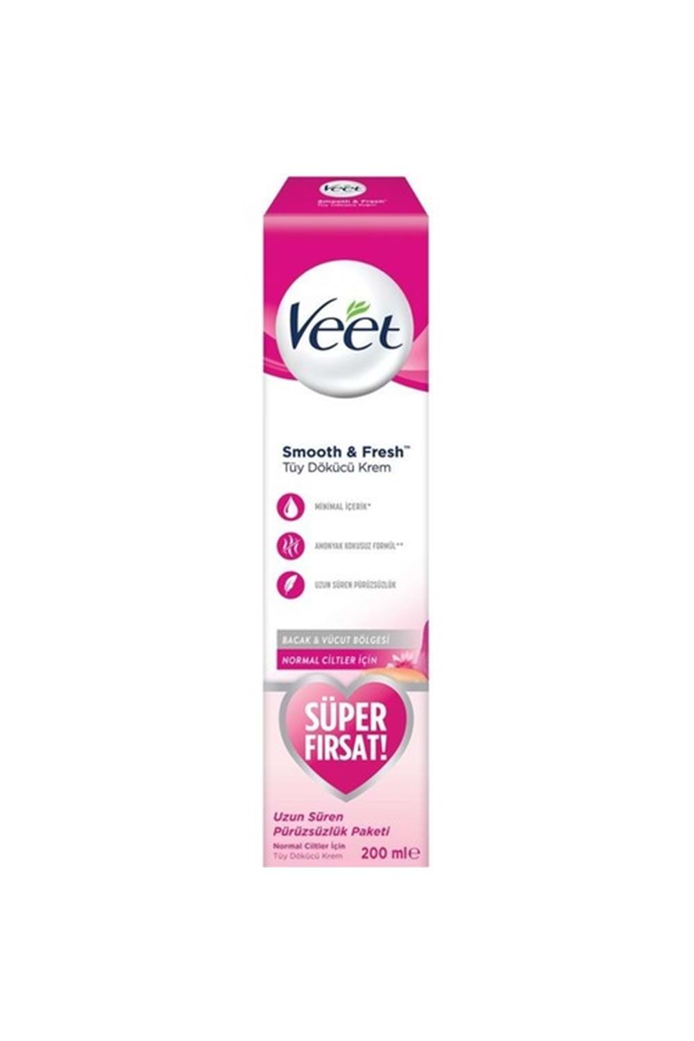 Veet Smooth Fresh Normal Cilt Tüy Dökücü Krem 200 ml