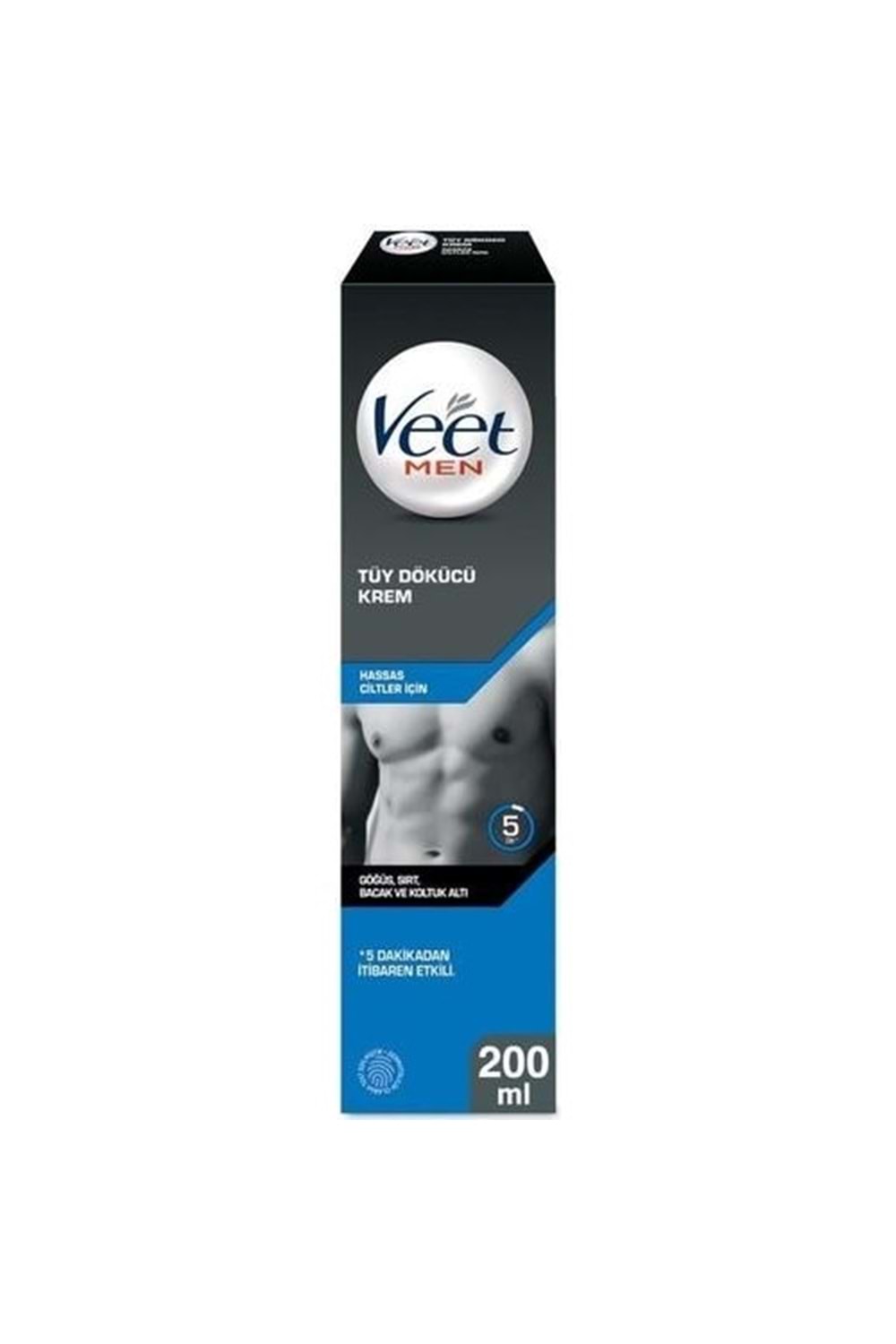 Veet Men Erkeklere Özel Tüy Dökücü Krem Hassas Ciltler 200 ml