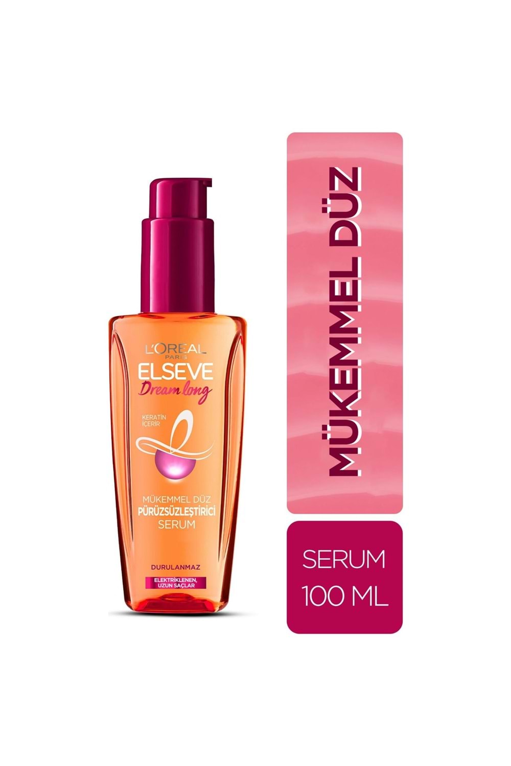 Loreal Paris Elseve Dream Long Mükemmel Düz Pürüzsüzleştirici Serum