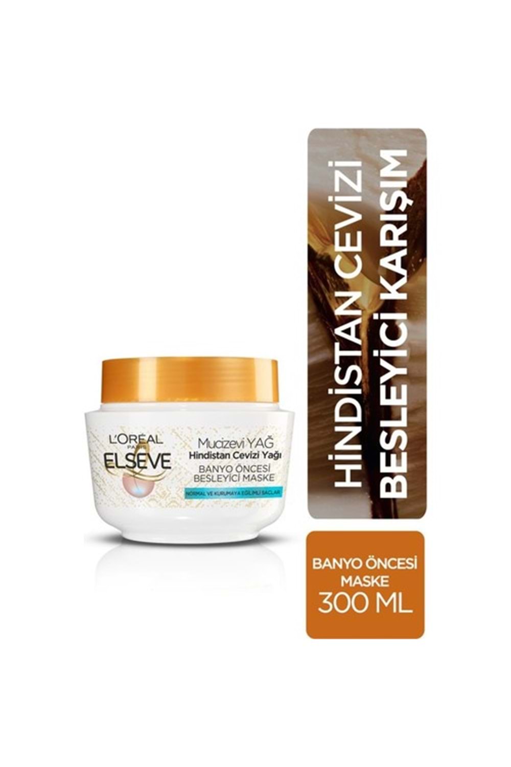 Loreal Paris Elseve Hindistan Cevizi & Değerli Yağlar Eşsiz Karışım Banyo Öncesi Maske