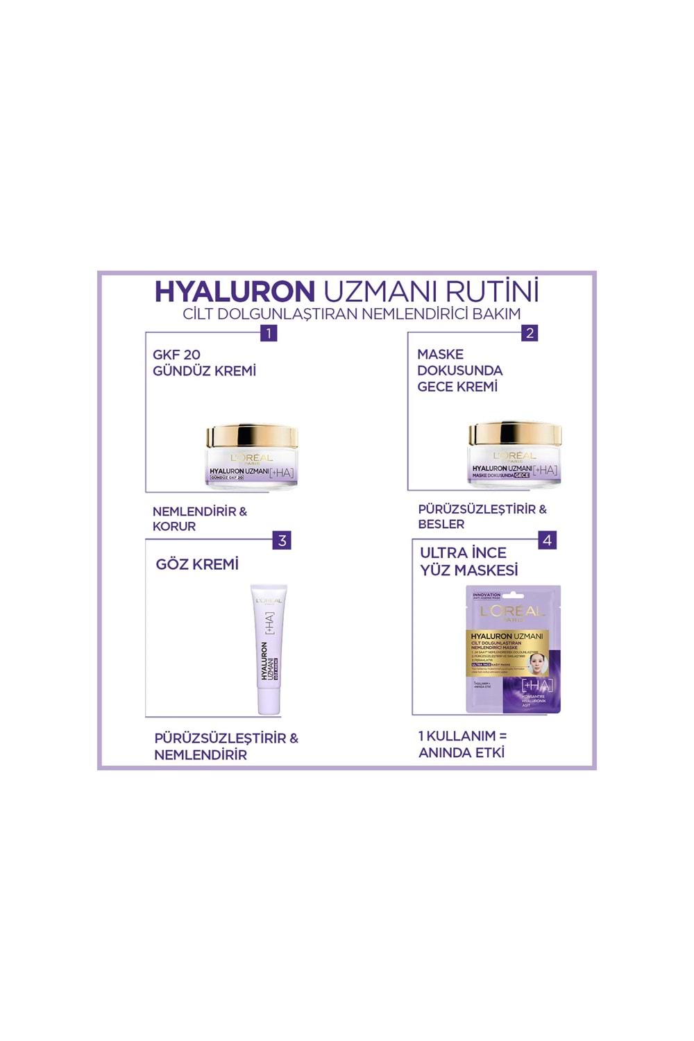 Loreal Paris Hyaluron Uzmanı Cilt Dolgunlaştıran Nemlendirici Göz Kremi 15ML