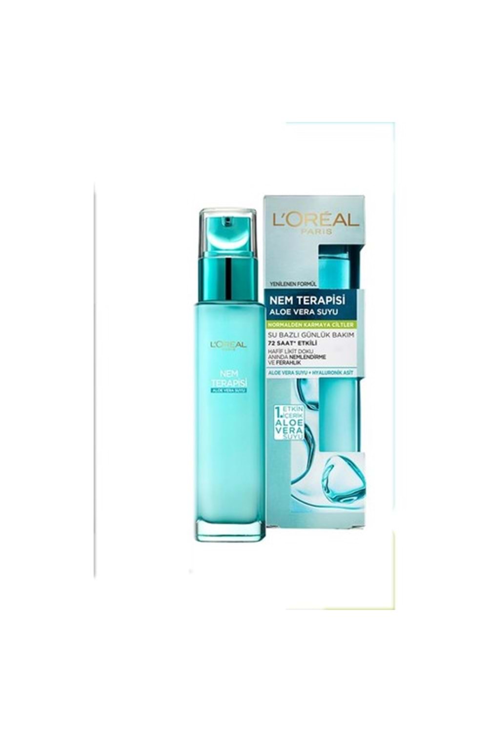 Loreal Paris Nem Terapisi Aloe Vera Suyu Normalden Kuruya Ciltler Için Su Bazlı Günlük Bakım
