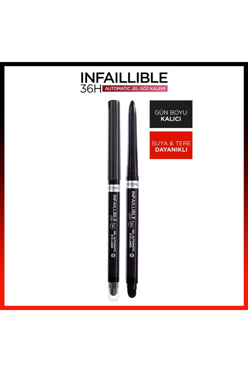 Loreal Paris Infaillible Automatic Jel Göz Kalemi - 260 Mat Siyah