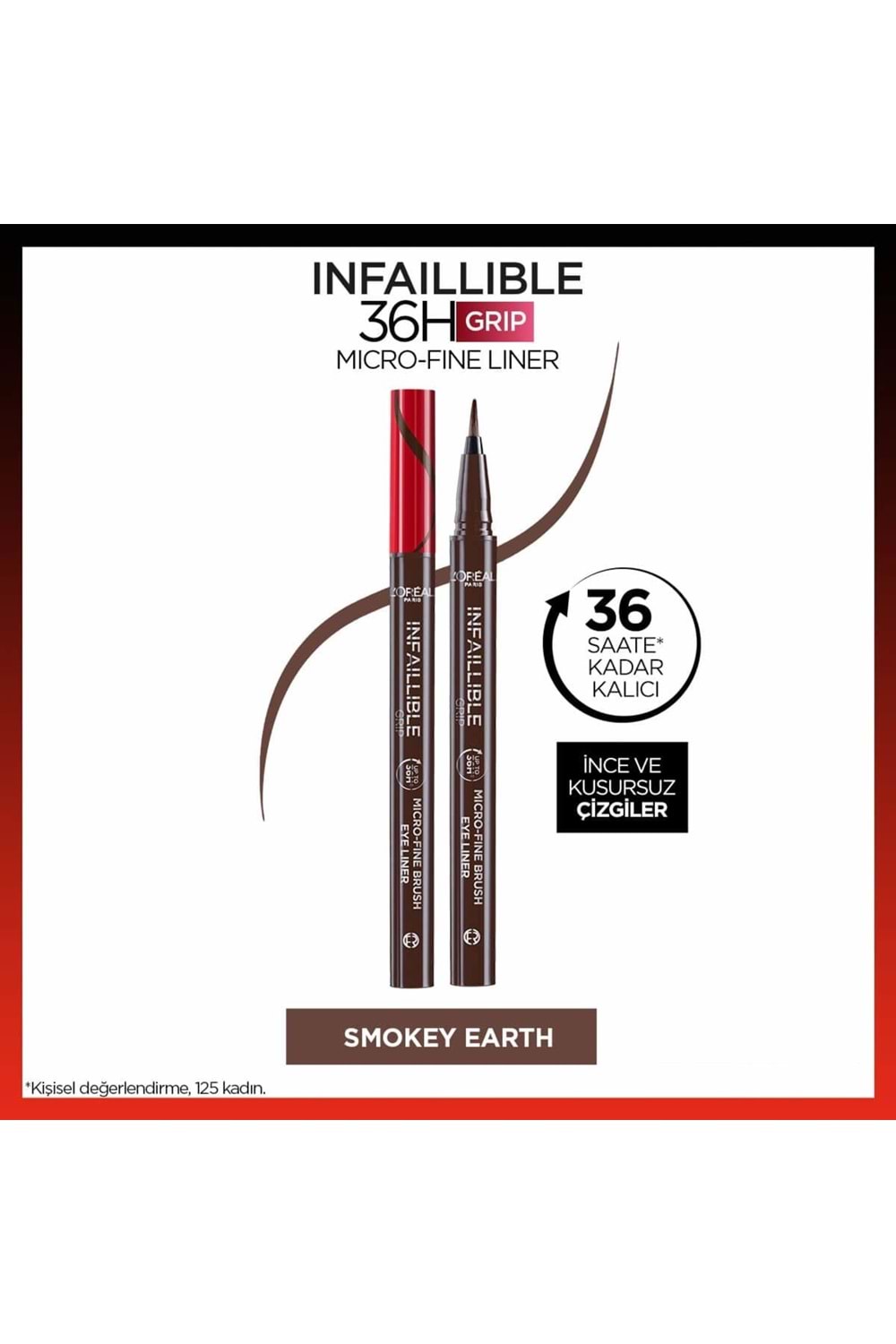 Loreal Paris Infaillible 36H Grip Micro Fine Eyeliner 02 Smokey Earth