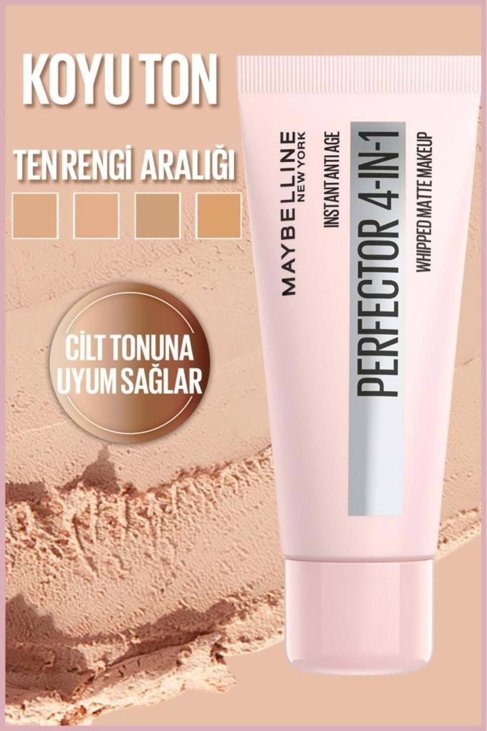Maybelline New York Perfector 4in1 Whipped Make Up 02 Light Medium