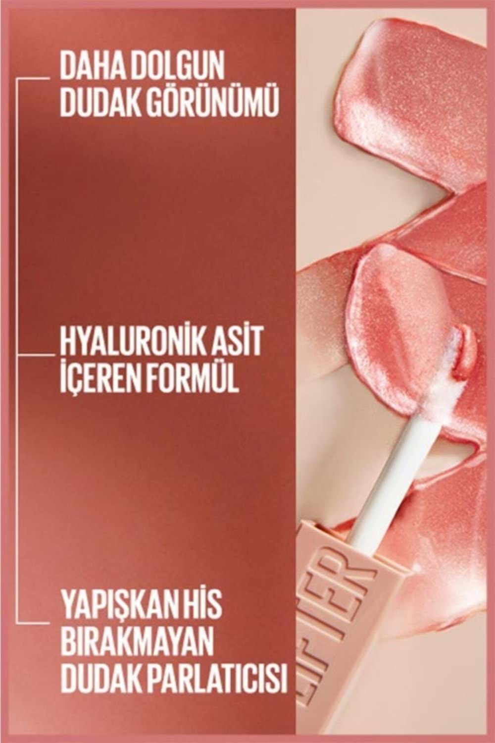 Maybelline New York Lifter Gloss Nemlendirici Dudak Parlatıcısı - 018 Bronze