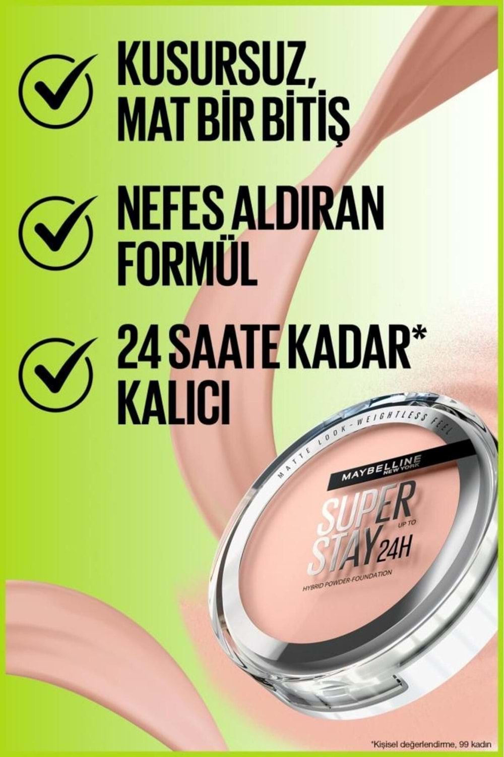Maybelline New York Superstay Hibrit Pudra-fondöten - 30
