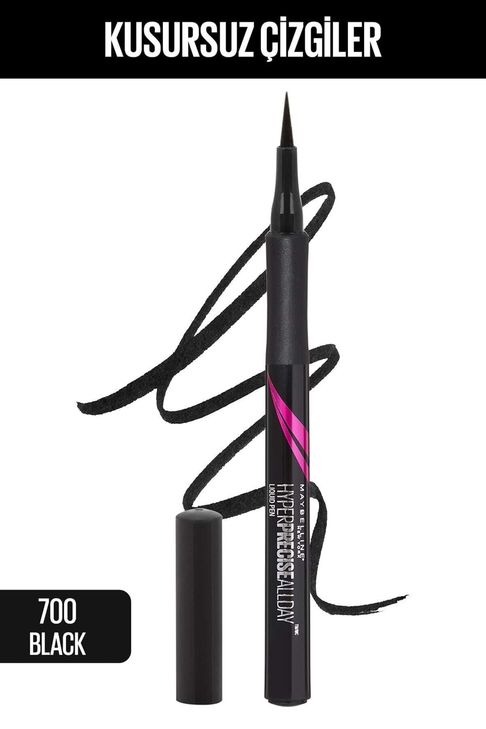 Maybelline New YorkSiyah Eyeliner - Hyper Precise All Day Eyeliner 700 Black