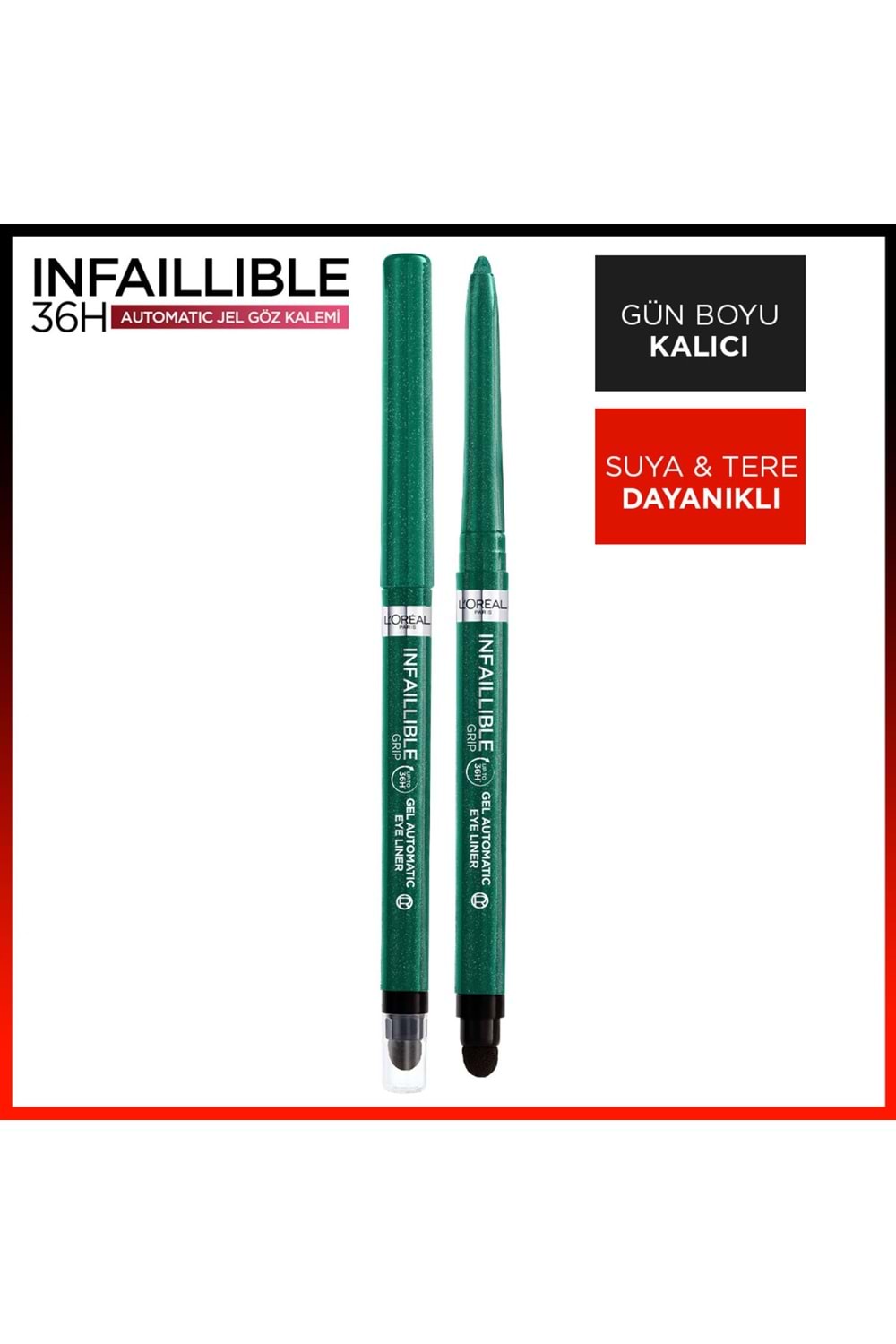 Loreal Paris Infaillable Automatic Jel Göz Kalemi - 260 Zümrüt Yeşili