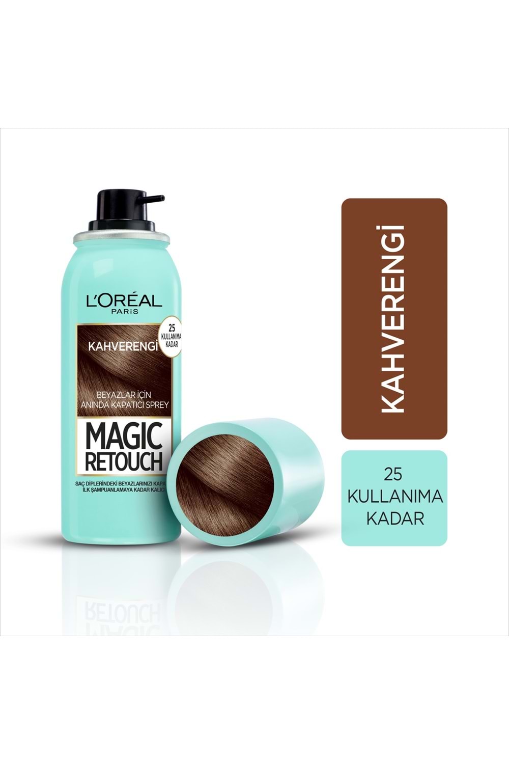 Loreal Paris Magic Retouch Beyaz Dipleri Kapatıcı Sprey - Kahverengi