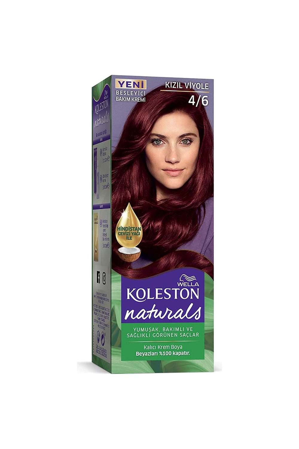 Koleston Naturals Saç Boyası 4/6 Kızıl Viyole
