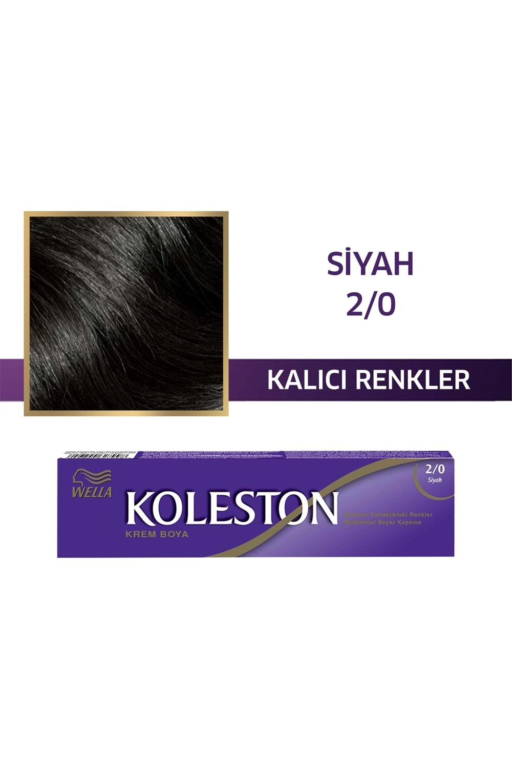 Koleston Single Tüp Boya 2/0 Siyah