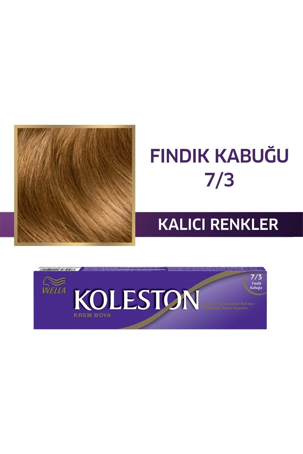 Koleston Single Tüp Boya 7/3 Fındık Kabuğu