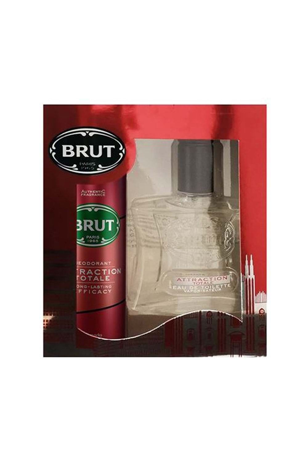 Brut Attraction Edt 100 Ml + Deodorant 200 Ml Erkek Parfüm Seti