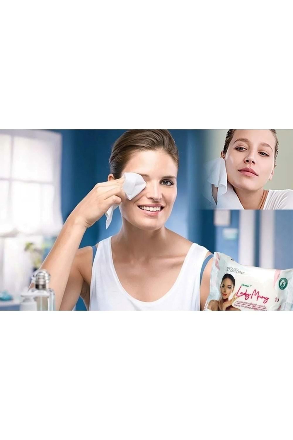 Lady Mary Makyaj Temizleme Mendili 25li.