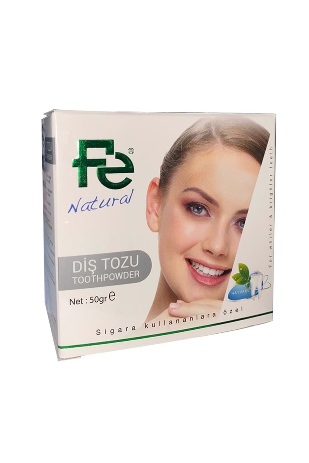 Fe Beyazlatıcı Diş Tozu Natural / Herbal