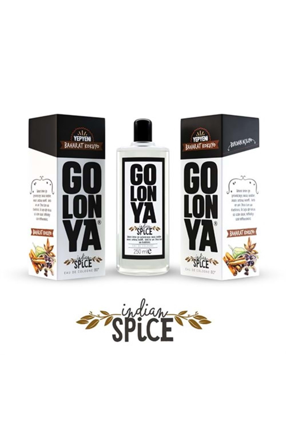 Golonya Kolonya Spice Baharat Kokusu 250 ml