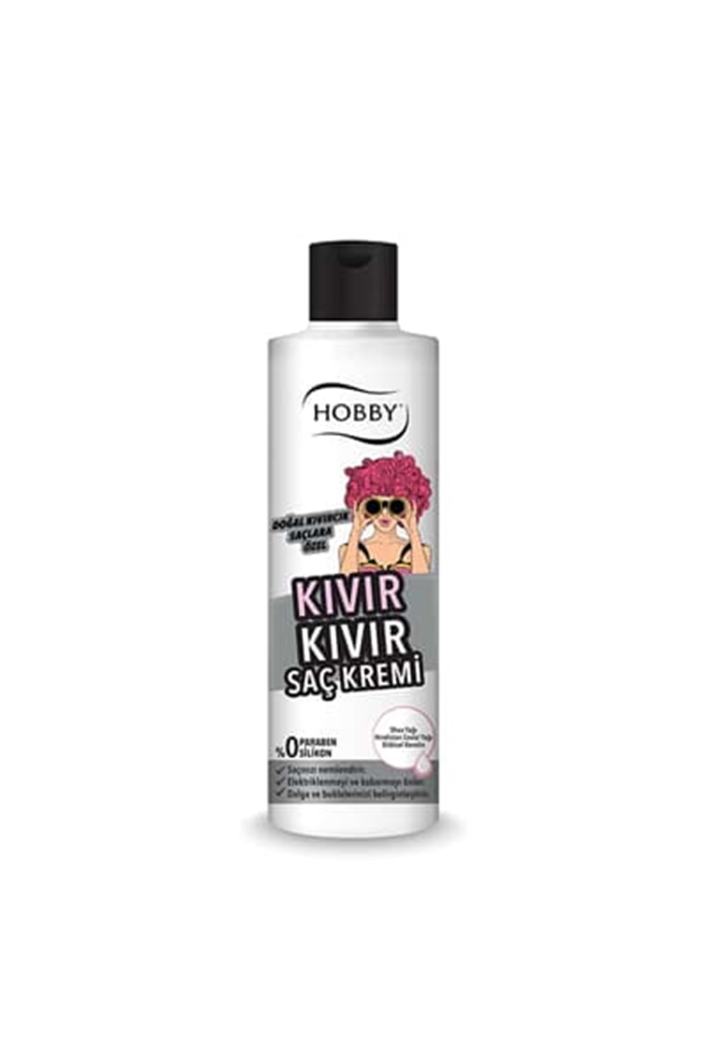 Hobby Saç Kremi Kıvır Kıvır Doğal Kıvırcık Saçlara Özel 250 Ml