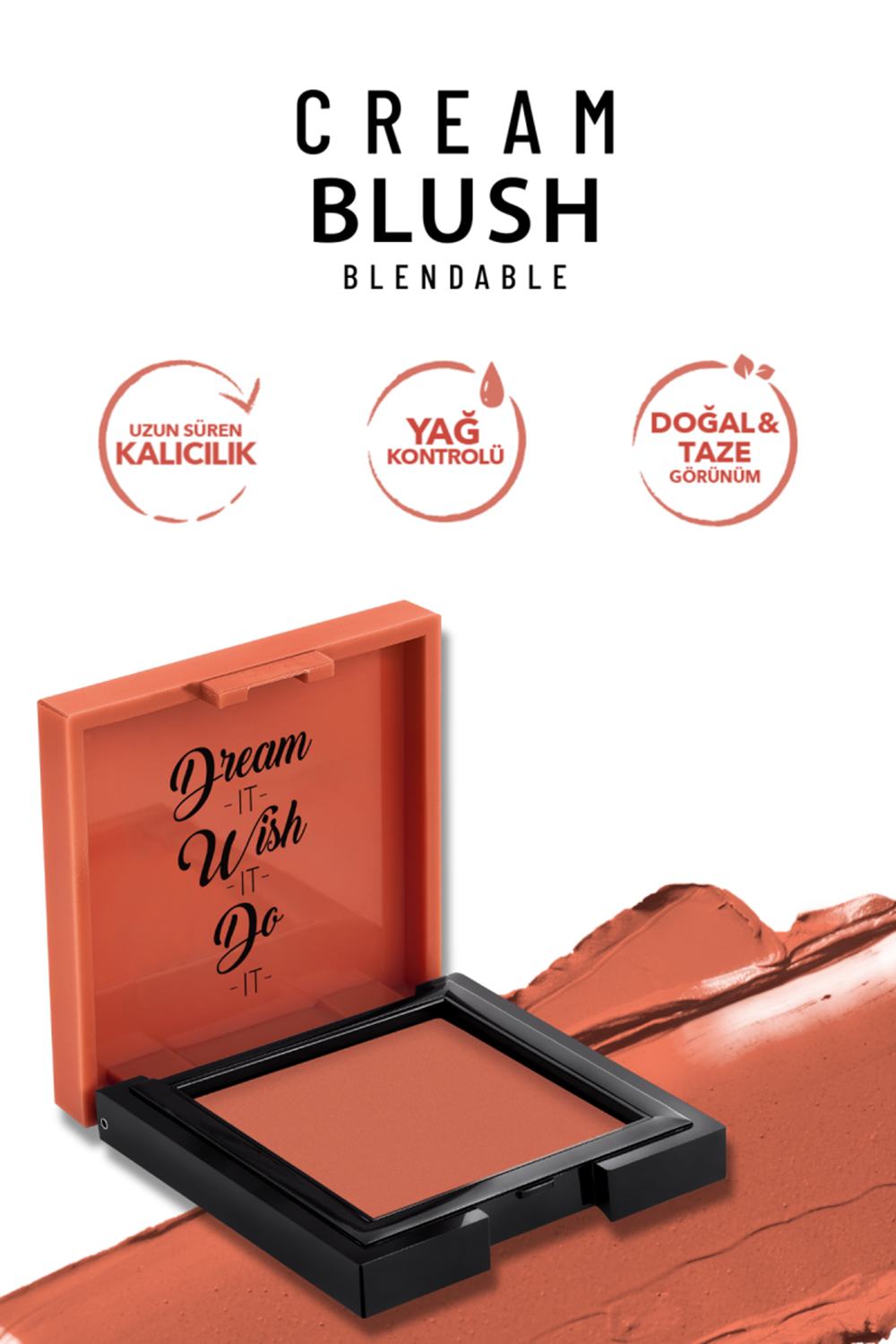 Pastel Cream Blush - Krem Allık 46 Harmony