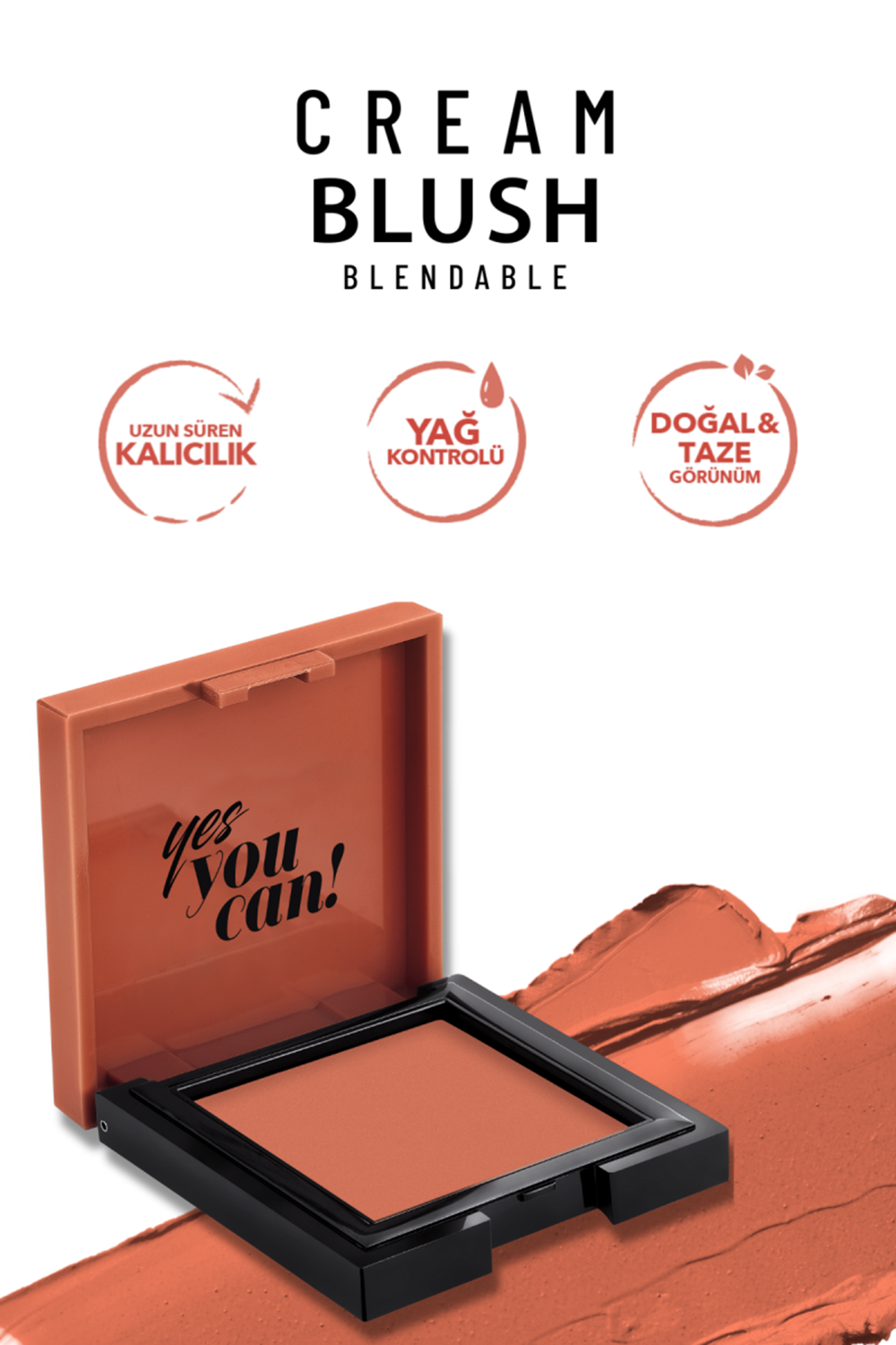 Pastel Cream Blush - Krem Allık 47 Peachy