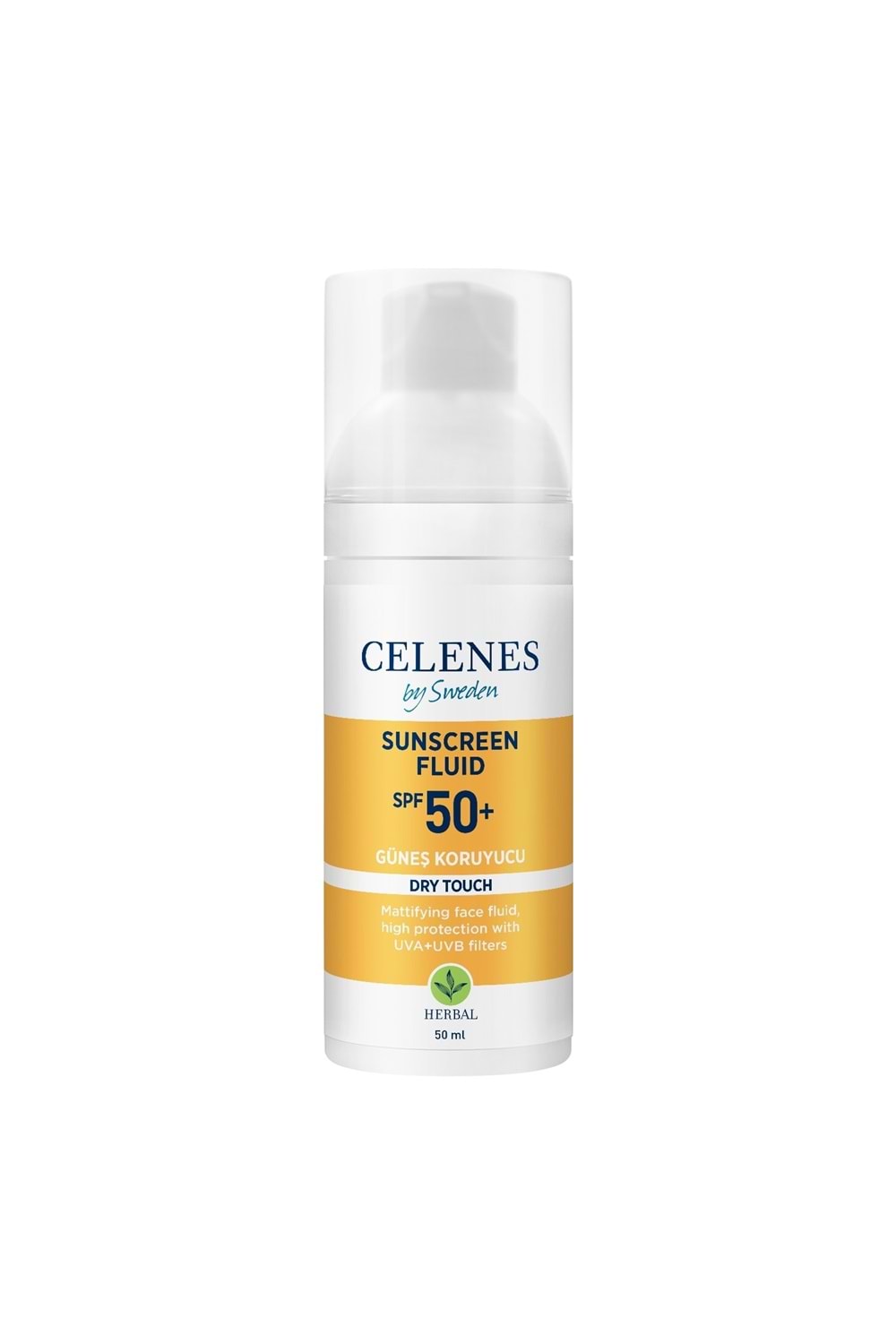 Celenes Dry Touch Yüksek Korumalı Fluid 50 Spf Güneş Koruyucu Yüz ve Dekolte Bölgesi