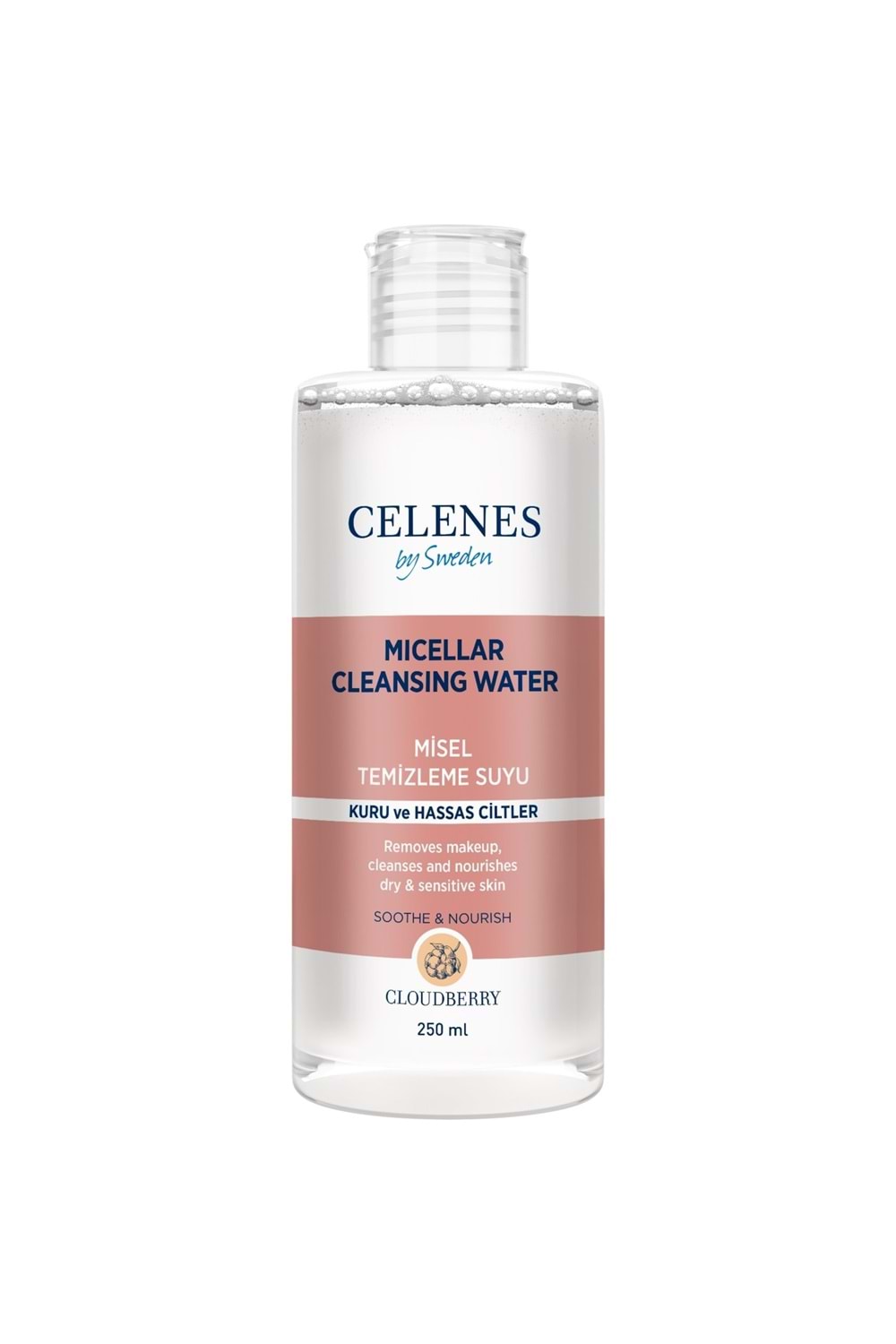 Celenes Cloudberry Misel Temızleme Suyu 250 ml Kuru - Hassas