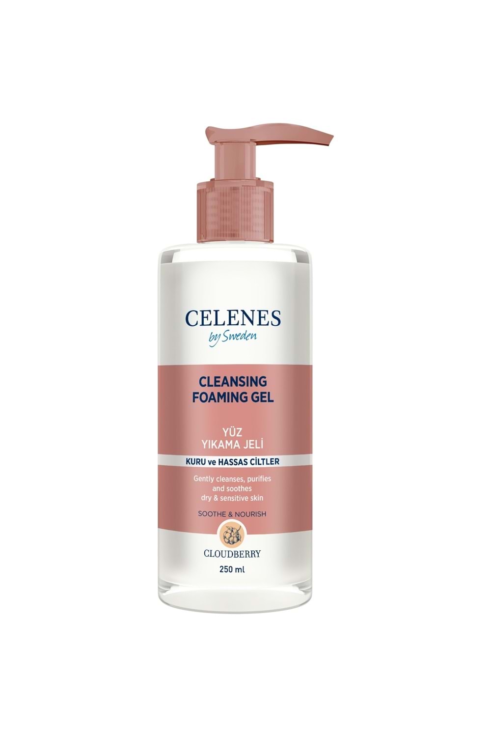 Celenes Cloudberry Temızleme Jelı 250 ml Kuru - Hassas