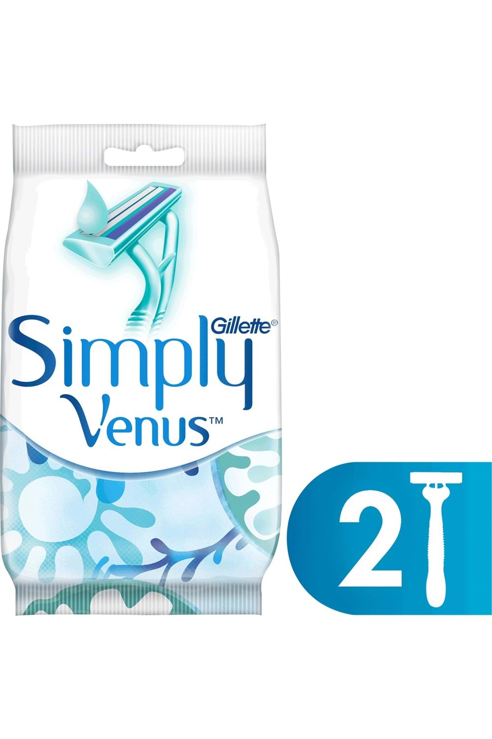 Gillette Simply Venus 2 2'li Kullan At Kadın Tıraş Bıçağı