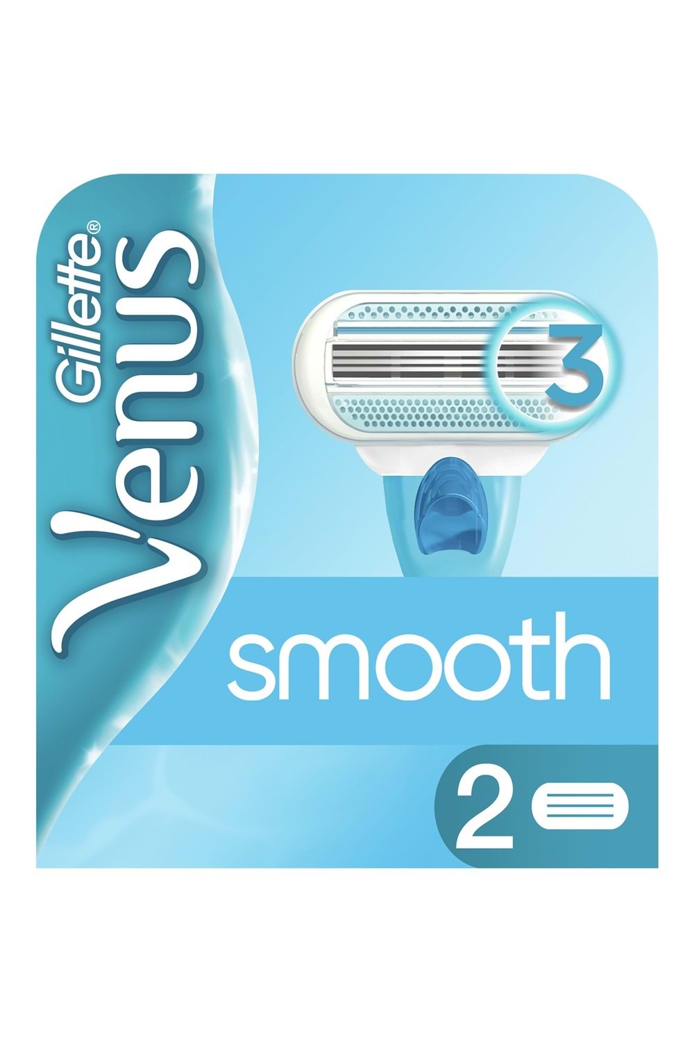 Gillette Venus Smooth Kadın Yedek Tıraş Bıçağı 2 Adet