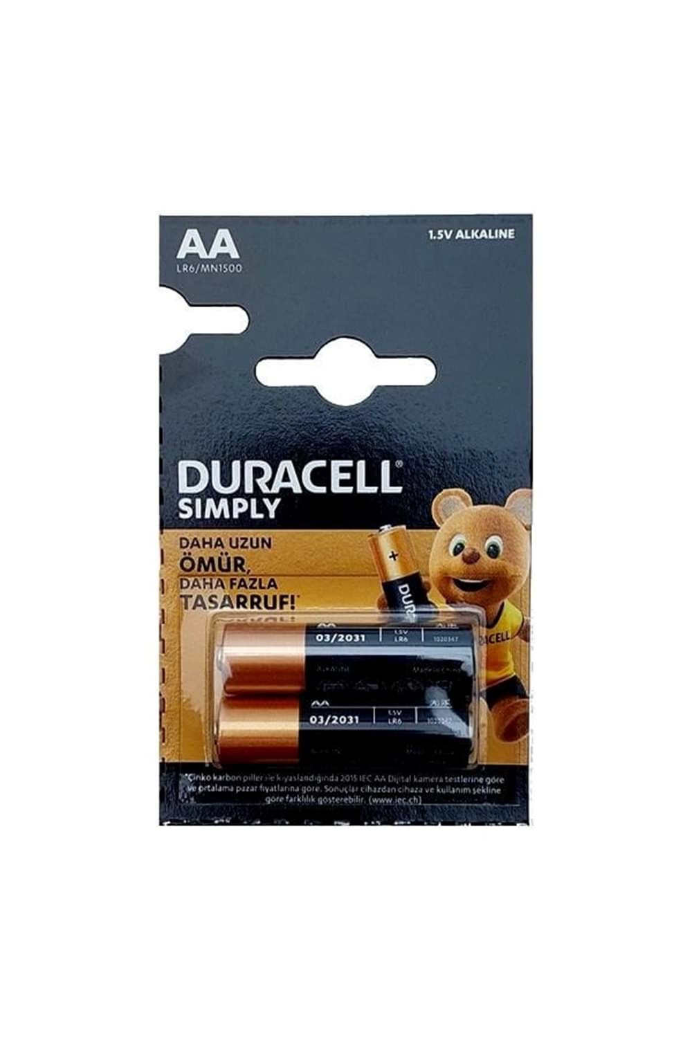 Duracell Simply Kalem Pil 2'li