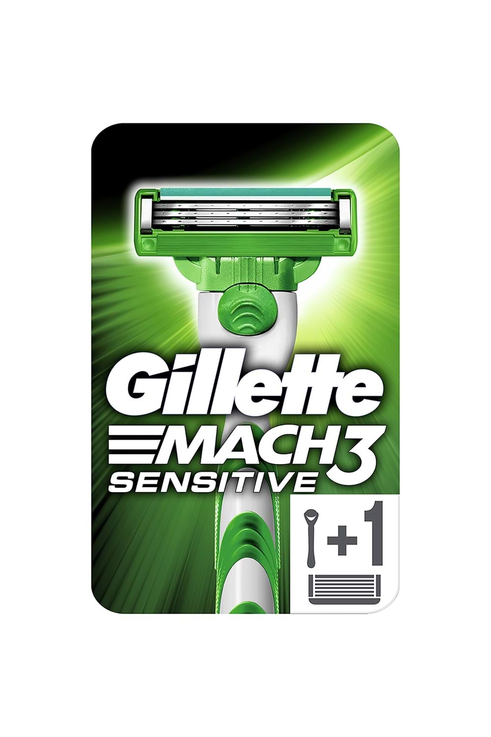 Gillette Mach3 Sensitive Tıraş Makinesi +1 Yedek